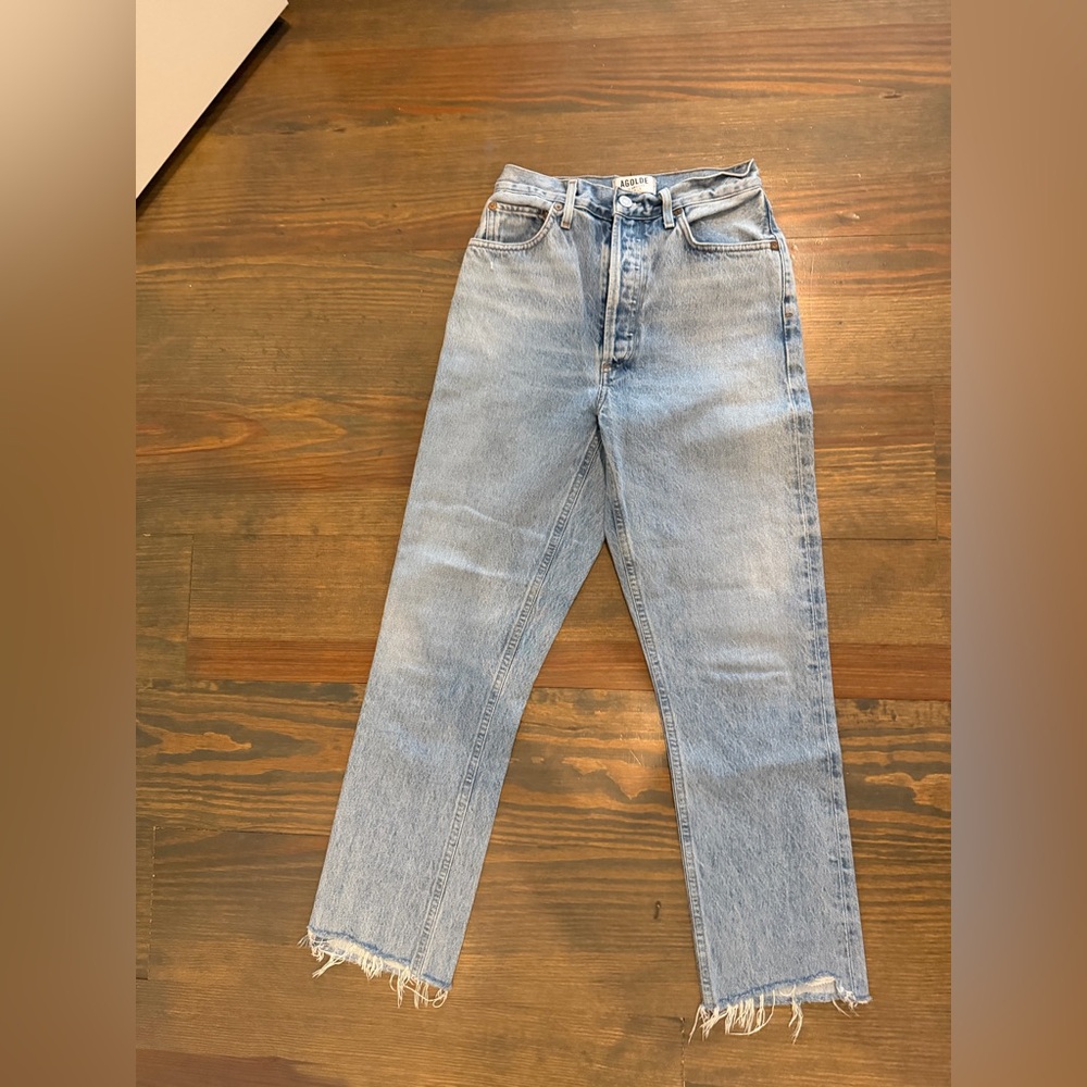 Agolde Light Blue Ankle Jeans